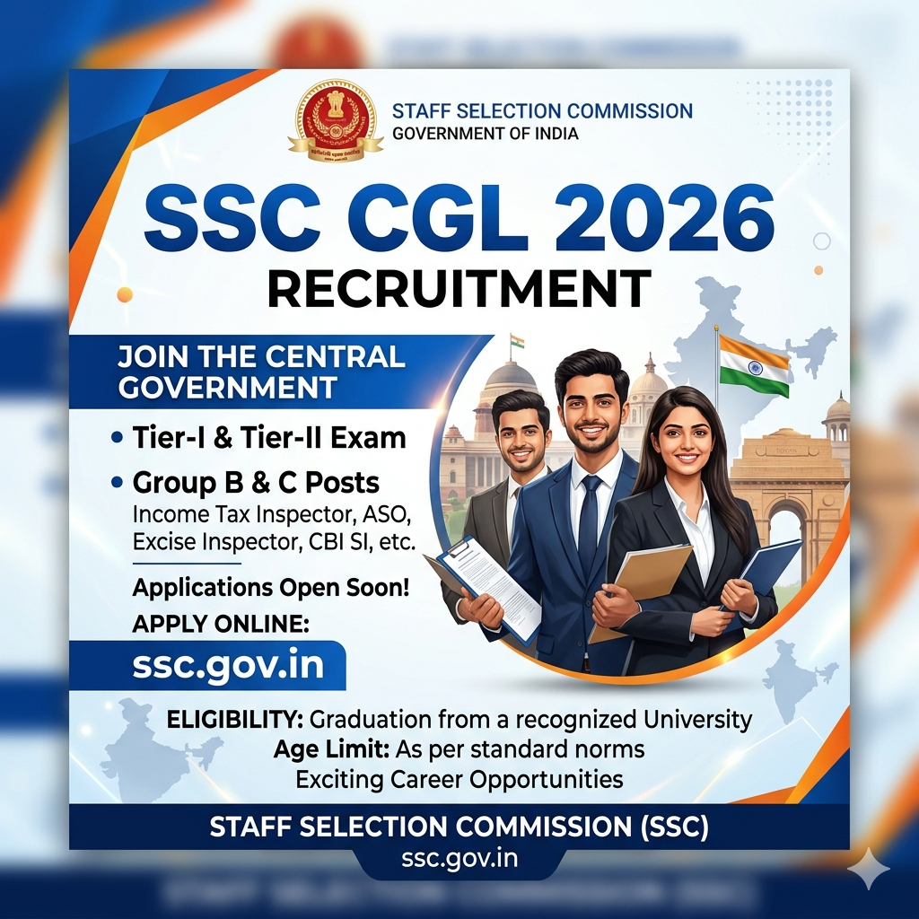 SSC CGL Recruitment 2026
