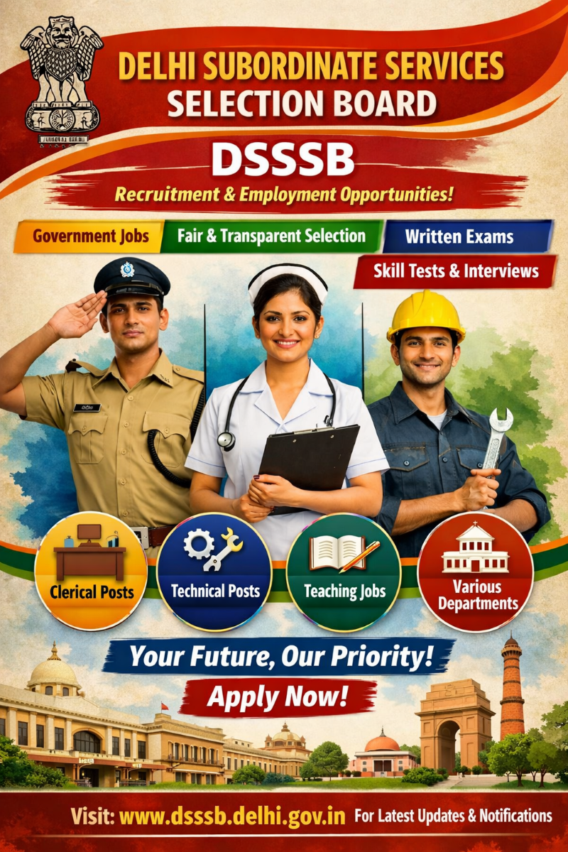 Delhi Subordinate Services Selection Board (DSSSB)