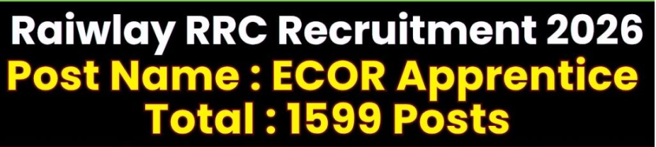 RRC ECOR Apprentice  Recruitment 2026